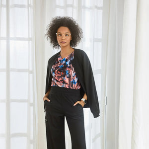 Mila – Medizinische Jacke mit Rundhalsausschnitt – Damen – Grey’s Anatomy Stretch Grey’s Anatomy 