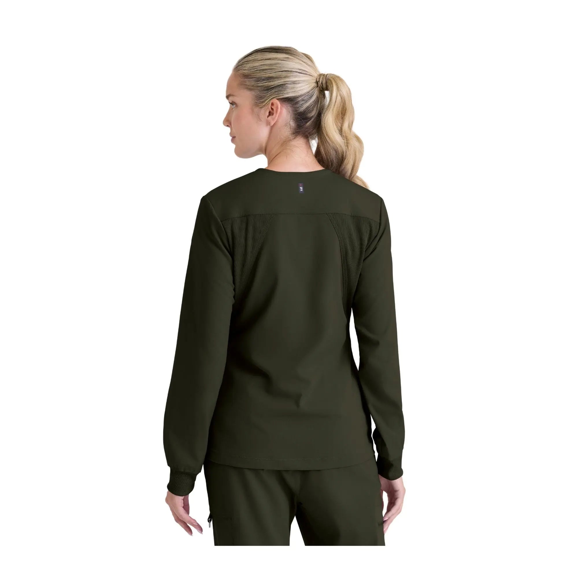 Mila – Medizinische Jacke mit Rundhalsausschnitt – Damen – Grey’s Anatomy Stretch Grey’s Anatomy 