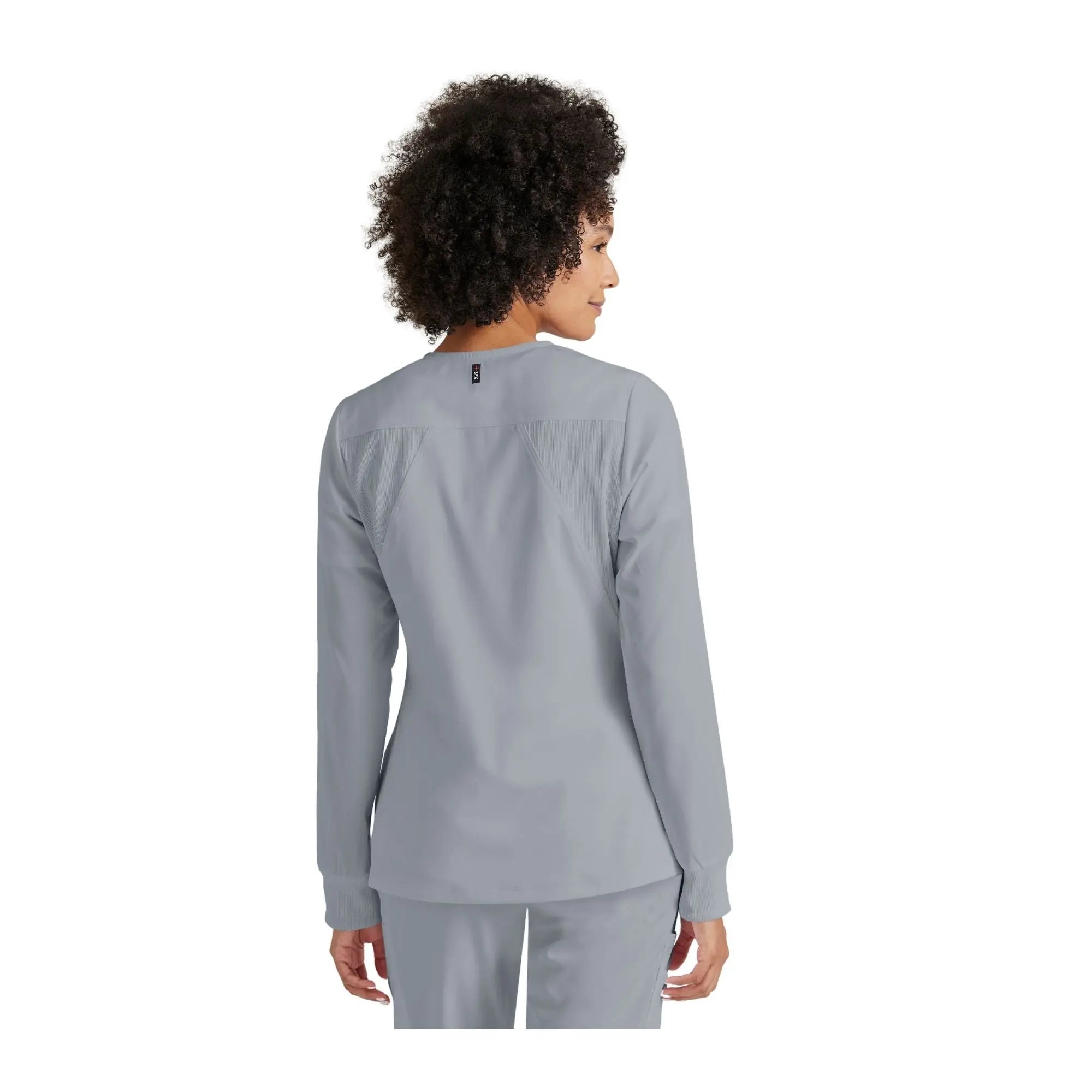 Mila – Medizinische Jacke mit Rundhalsausschnitt – Damen – Grey’s Anatomy Stretch Grey’s Anatomy 