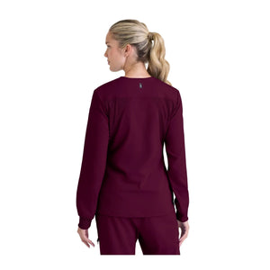 Mila – Medizinische Jacke mit Rundhalsausschnitt – Damen – Grey’s Anatomy Stretch Grey’s Anatomy 