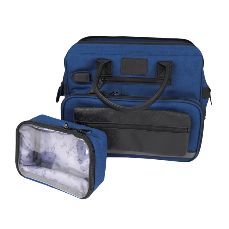 Mini Sac médical OUESSANT - Marine / Noir De Boissy 