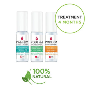 Pack Traitement Sérum Purifiant + Nourrissant - 2 x 8ml - Poderm Professional - My Podologie