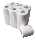 Papier Toilette Gaufré 2 Plis Blanc - 180 feuilles - 12 rouleaux