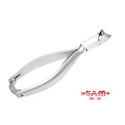 Nageltang - RVS - Gesatineerde afwerking - Concave snede - 14 cm - Sam