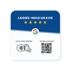 Plaque Avis Google pour Podologue - QR Code & NFC