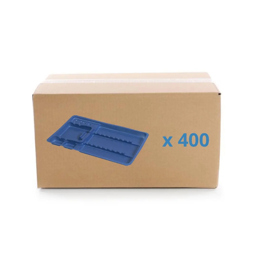Plateaux de soin à usage unique avec compartiments - 3 formats - Carton de 400 My Podologie 