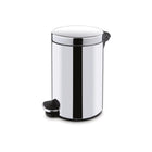 Lixeira com pedal em aço inox - 3 capacidades