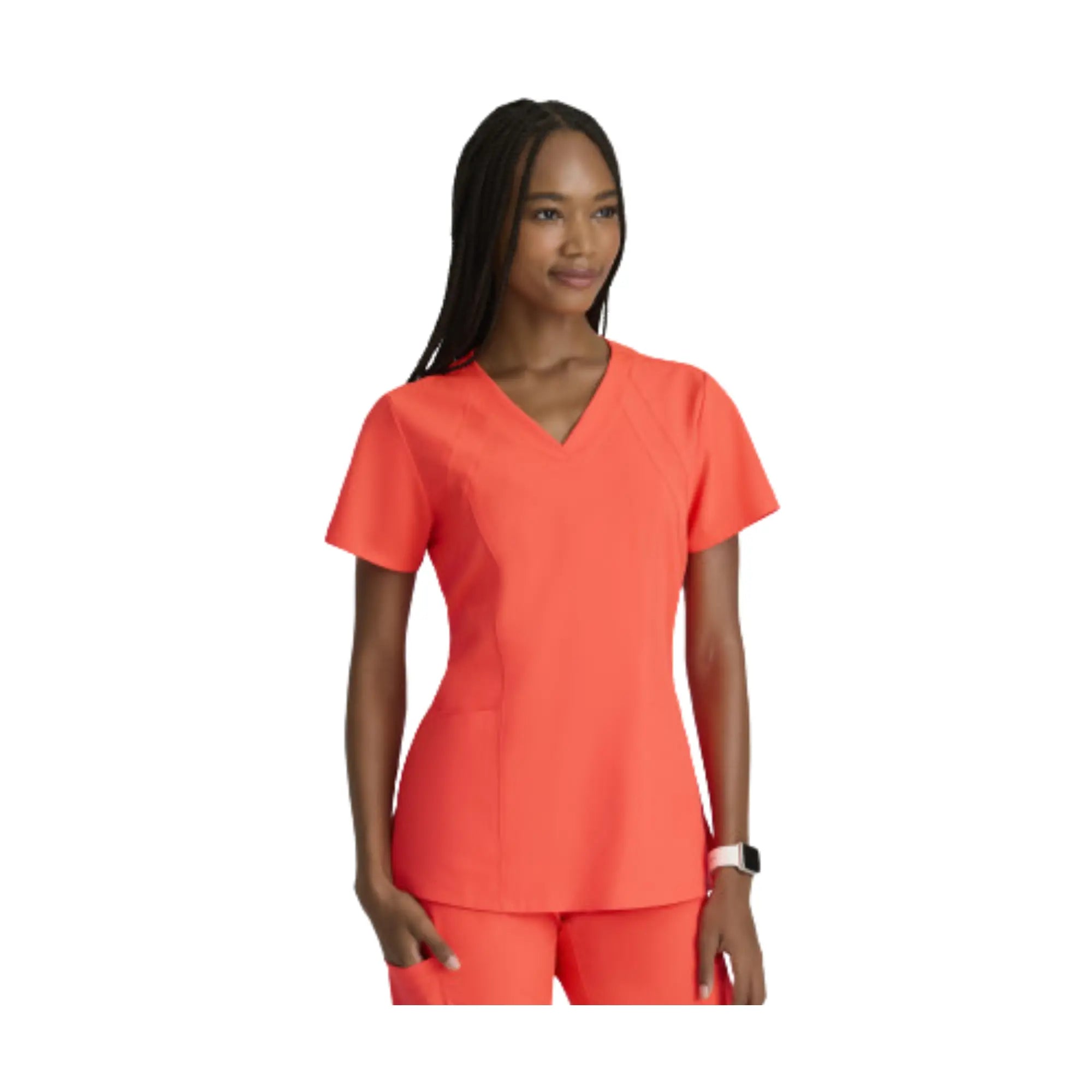 Racer - Tunique col V - Femme - Barco One BARCO  Orange Fluo / XL