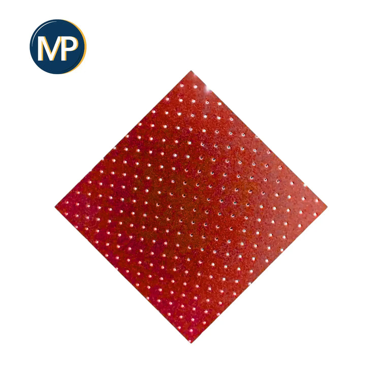 My Carefoam 35 διάτρητο κάλυμμα - 2,5 mm - Shore 33 - 1 x 1 m - κόκκινο MP Perforated-Red