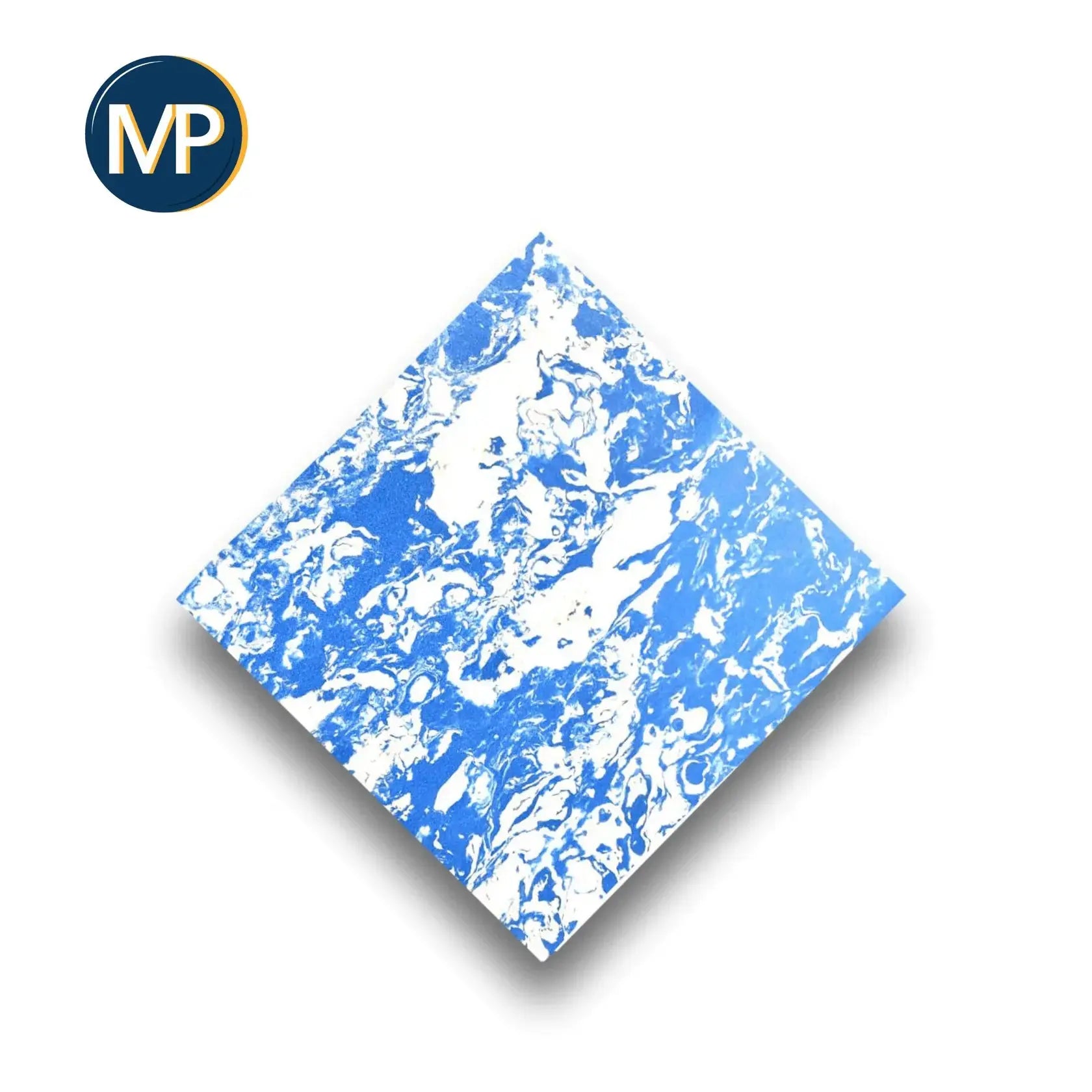 PE Rivestimento in EVA - Shore 30 - 1mm - 1035 x 1030 mm - 15 colori MP Blu-bianco