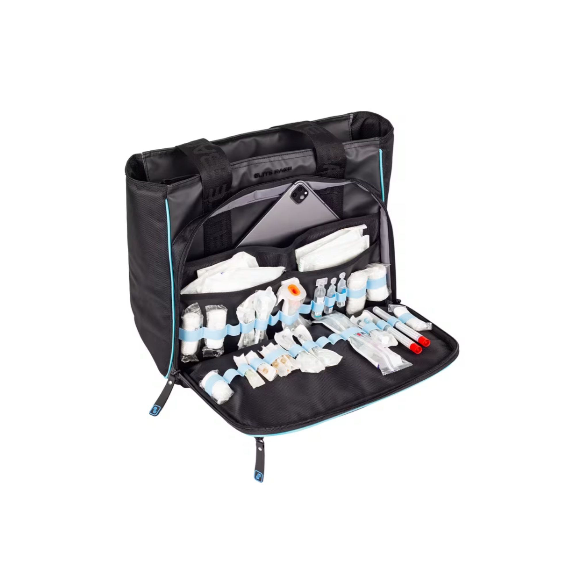 Sac technique TECBAG pour domicile - Gris / bleu turquoise - Elite Bags Elite Bags 