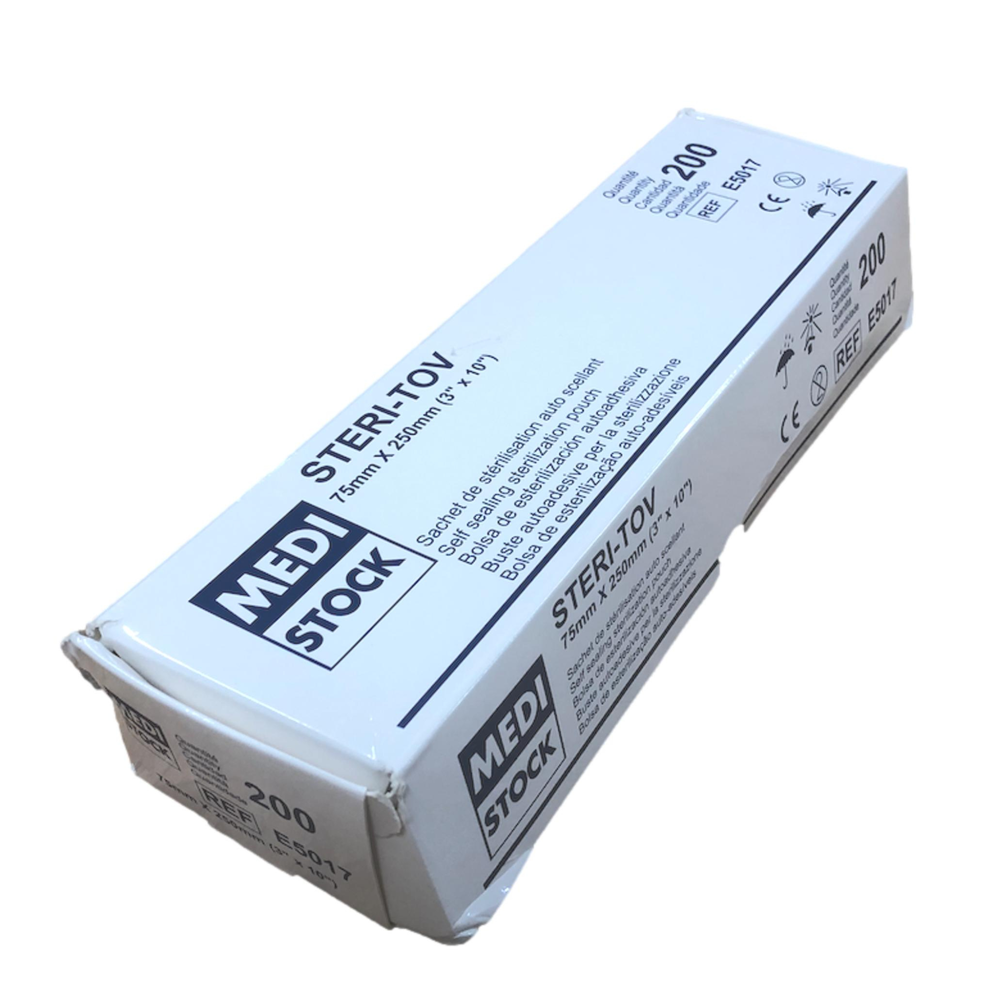 Sachets de stérilisation à fermeture autocollante - MediStock // Destockage My Podologie 