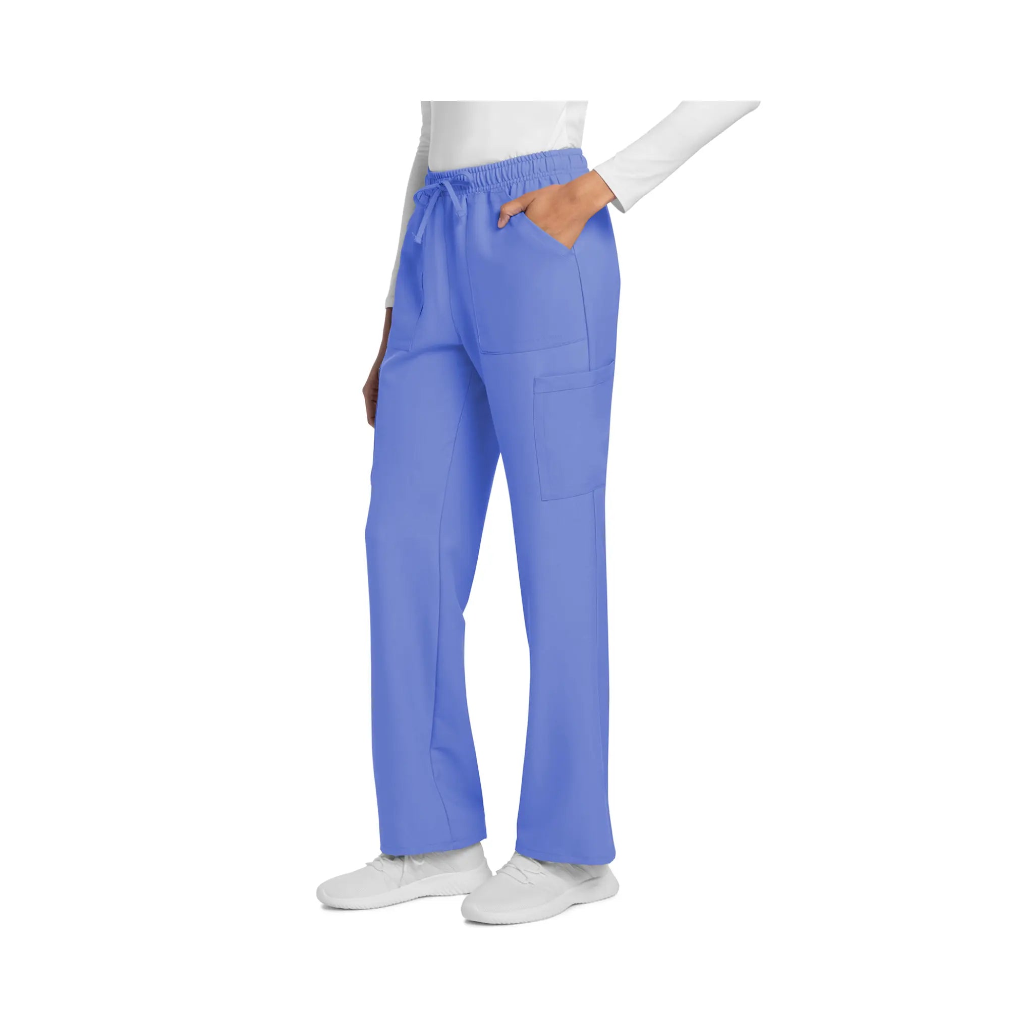 Saint-Malo - Pantalon jambes droites à cordon de serrage - Femme - Cherokee Cherokee Authentic Workwear 