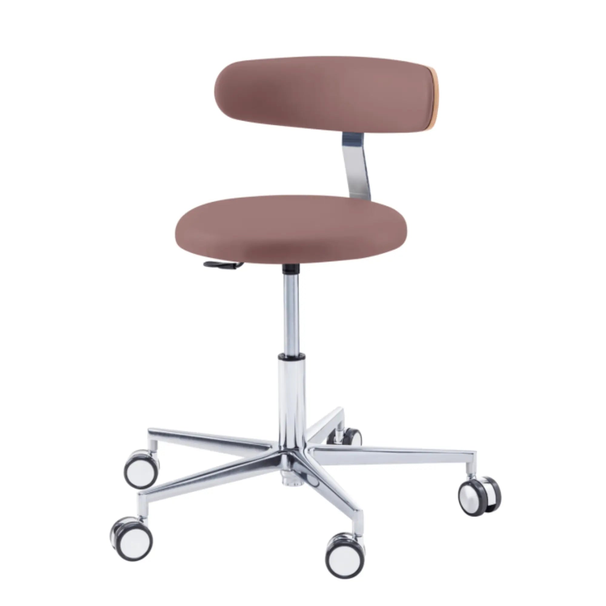 Siège praticien - ROUND - Ruck - Ressort à Gaz Long Ruck  Muscade-Dossier-Radius-CPL-Noyer