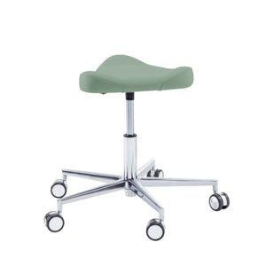 Siège praticien - TRIANGLE - Ruck - Ressort à Gaz Long Ruck  Sauge-Sans-dossier-Sans-matière