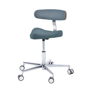 Siège praticien - TRIANGLE - Ruck - Ressort à Gaz Long Ruck  Océan-Dossier-Radius-CPL-Noyer