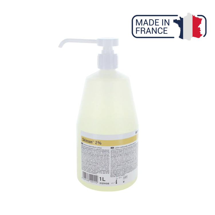 Skinsan 2% savon antiseptique - Différentes tailles - Anios Anios  500-mL-Pompe