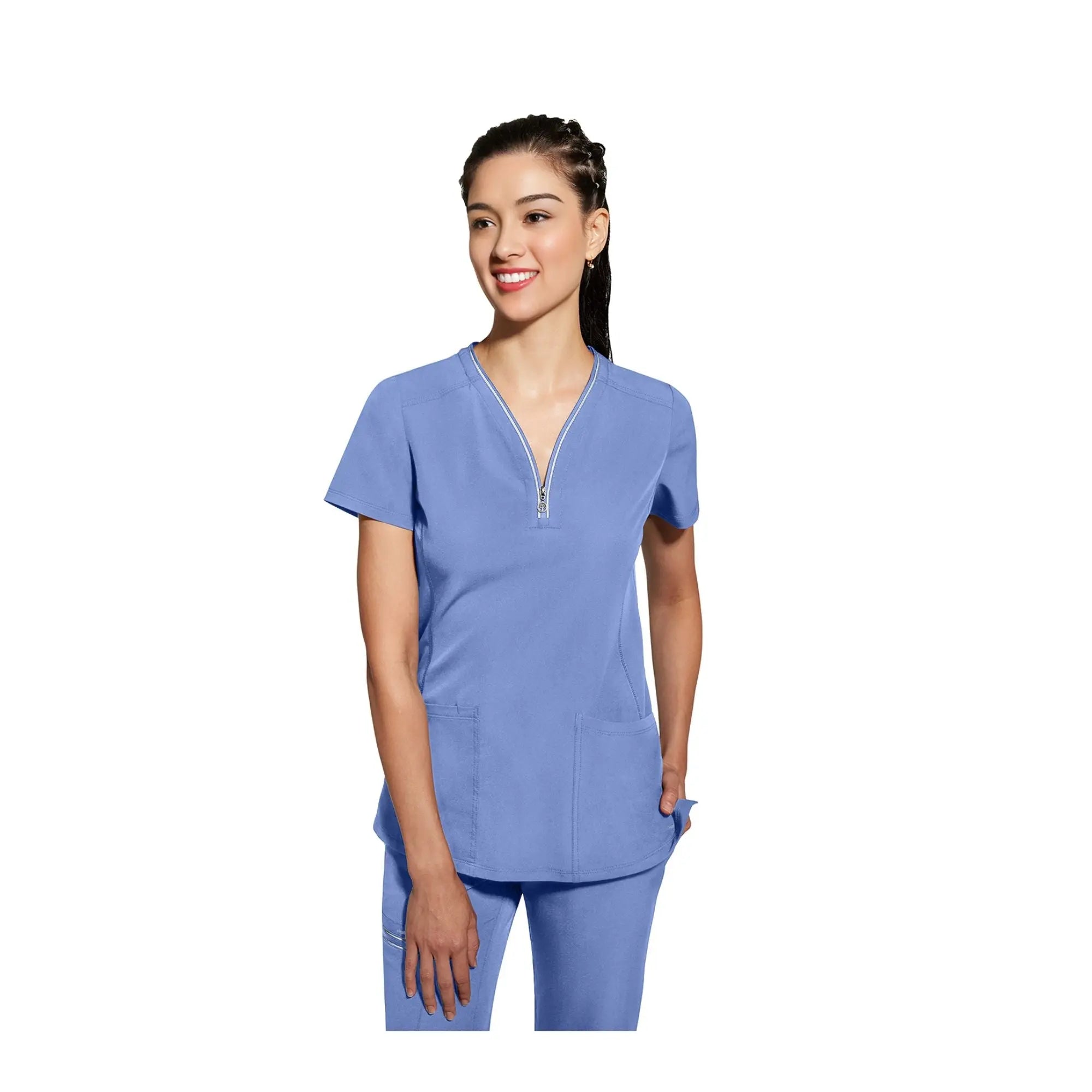 Sonia - Tunica con zip e scollo a V - Donna - Healing Hands Healing Hands 