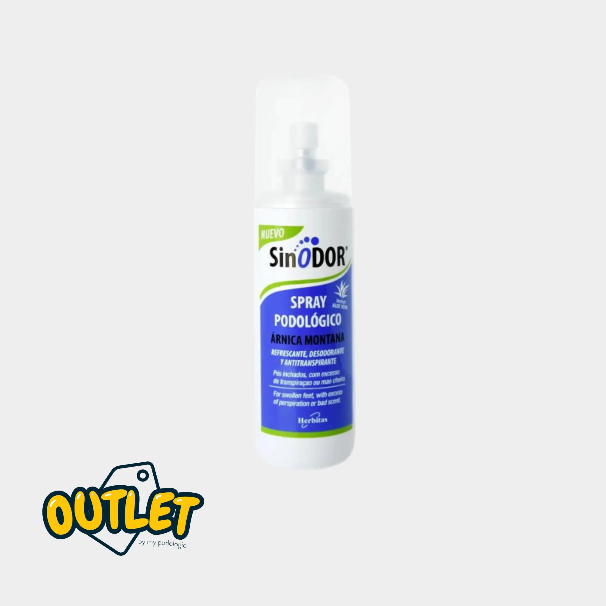 Spray Podologique SinODOR - 100 ml - Herbitas // Date courte Herbitas 