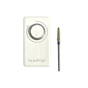 Starting pack étudiant "soins à domiciles" - 1 micromoteur Podo38S blanc + 1 fraise à ongle carbure de tungstène Expert 