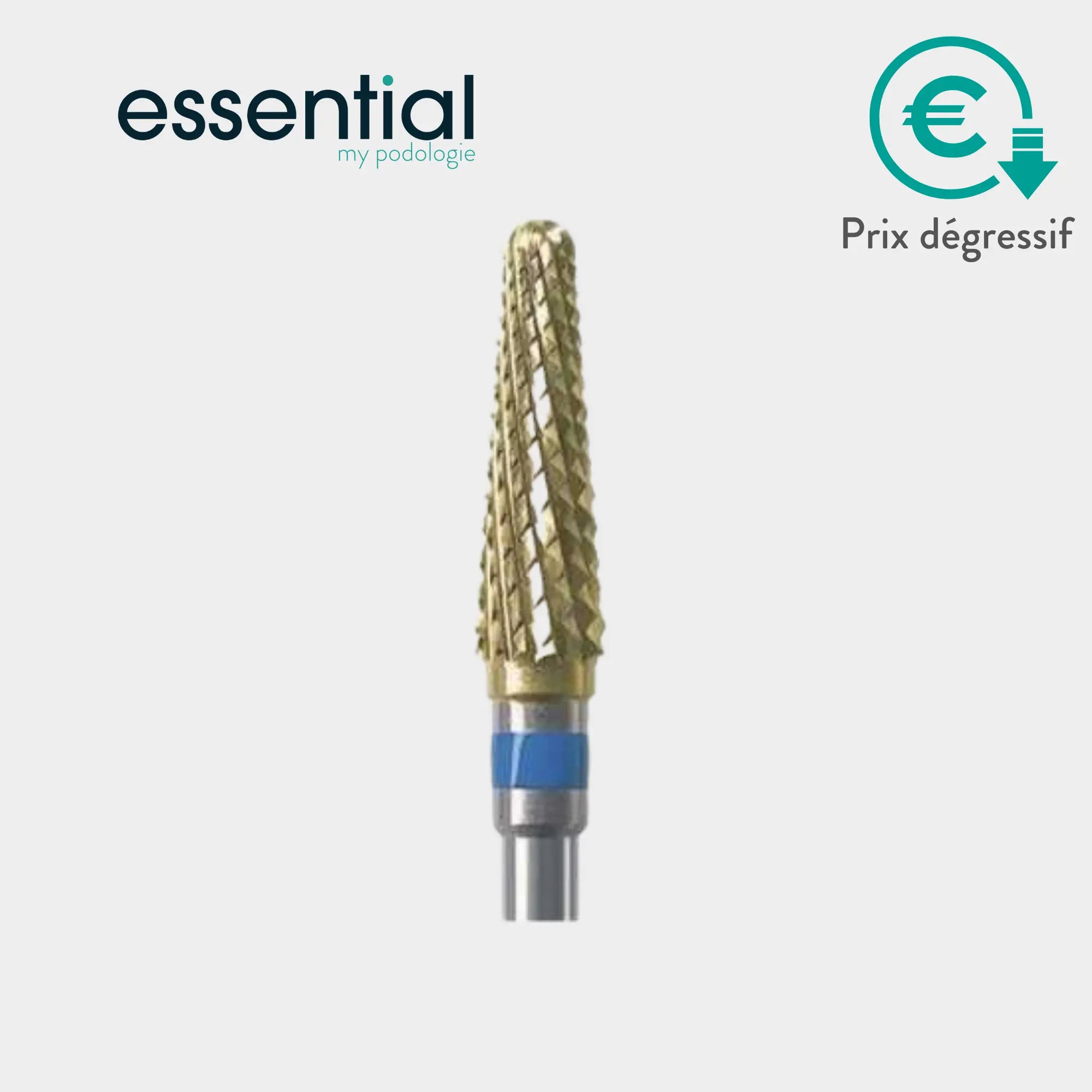 Starting pack étudiant "soins à domiciles" - 1 micromoteur Podo38S bleu + 1 fraise à ongle carbure de tungstène Expert 