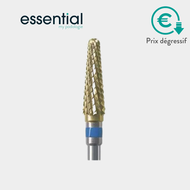 Starting pack étudiant "soins à domiciles" - 1 micromoteur Podo38S bleu + 1 fraise à ongle carbure de tungstène Expert 