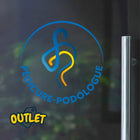 Raamsticker Pedicure-Podoloog ONPP - Voor uw podotherapiepraktijk // Opruiming