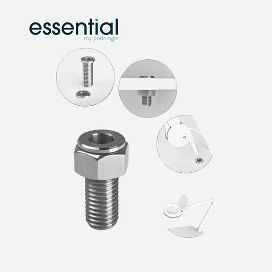 Portalampada con ingrandimento tubolare in acciaio inossidabile - Essential di My Podologie Essential 