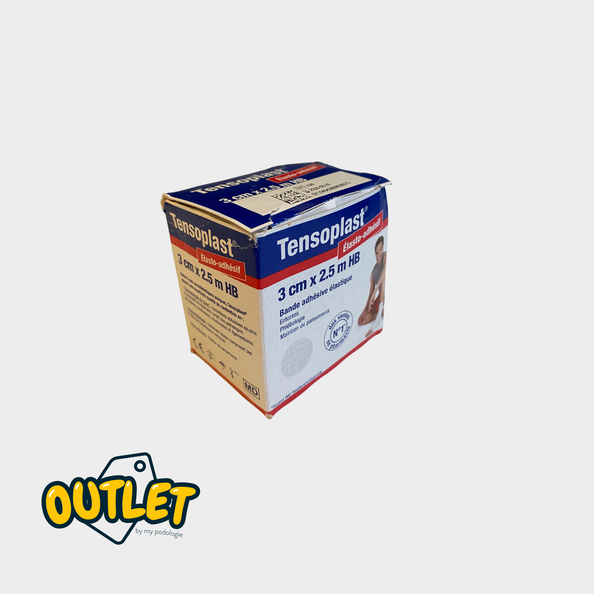 Tensoplast Élasto-adhésif - 2 dimensions - BSN Médical // Déstockage