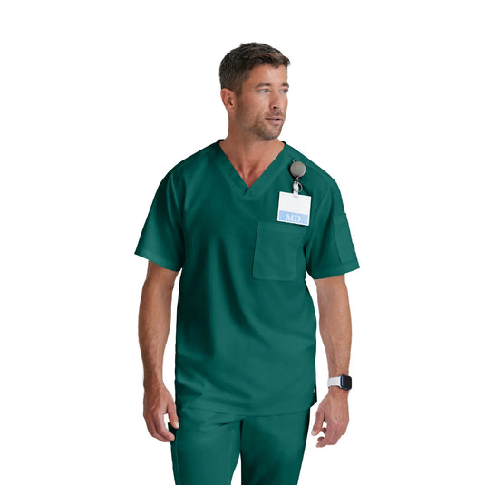Toronto - Gekruiste tuniek met V-hals - Heren - Grey's Anatomy Grey's Anatomy Hunter Green / XL