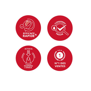 Traitement Ongles noirs, traumatisés - 30ml - Fortifiant - Application avec pipette - Poderm Professional - My Podologie