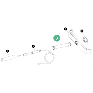 Tuyau d'aspiration flexible de remplacement - Podolog Nova Pro - 145 cm Ruck 