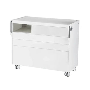 Unité de Podologie "Room Move" - Taille L - Ruck Ruck  Blanc-3-compartiment-micromoteur-à-gauche-Cercle-X