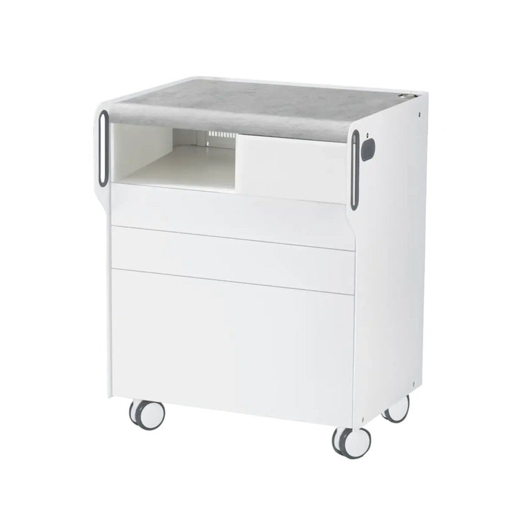 Unité de Podologie "Room Move"- Taille M - Ruck Ruck  Béton-3-compartiment-micromoteur-à-gauche-Cercle-X