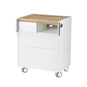 Unité de Podologie "Room Move"- Taille M - Ruck Ruck  Chêne-2-compartiment-micromoteur-à-droite-Cercle-X