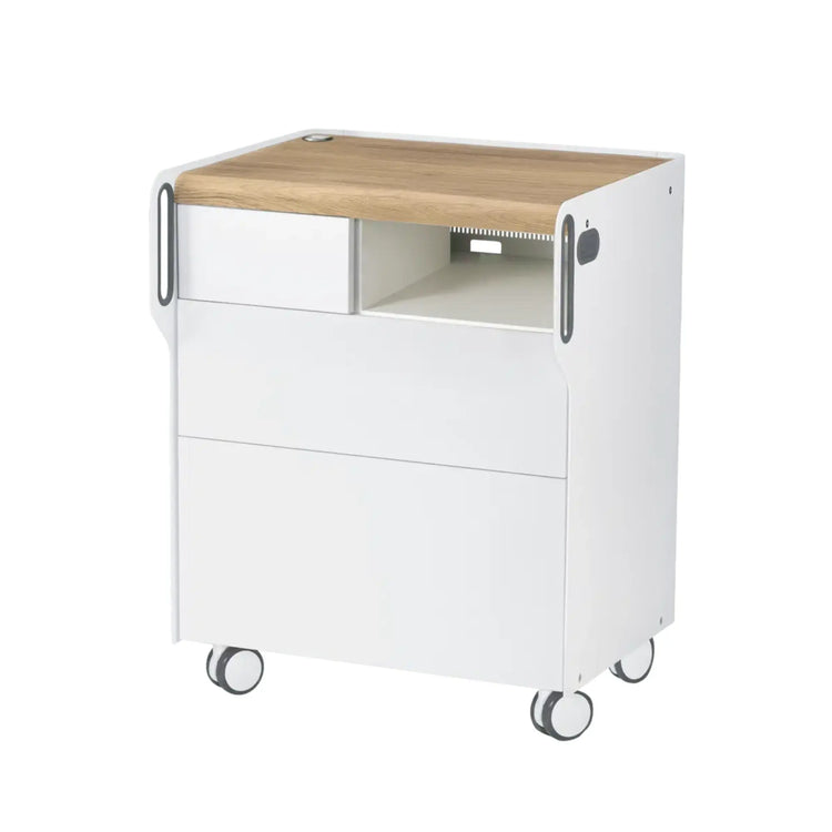 Unité de Podologie "Room Move"- Taille M - Ruck Ruck  Chêne-2-compartiment-micromoteur-à-droite-Cercle-X