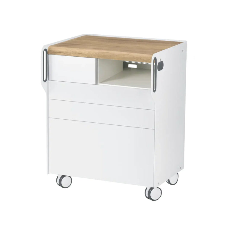 Unité de Podologie "Room Move"- Taille M - Ruck Ruck  Chêne-3-compartiment-micromoteur-à-droite-Non