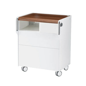 Unité de Podologie "Room Move"- Taille M - Ruck Ruck  Noyer-2-compartiment-micromoteur-à-gauche-Cercle-X