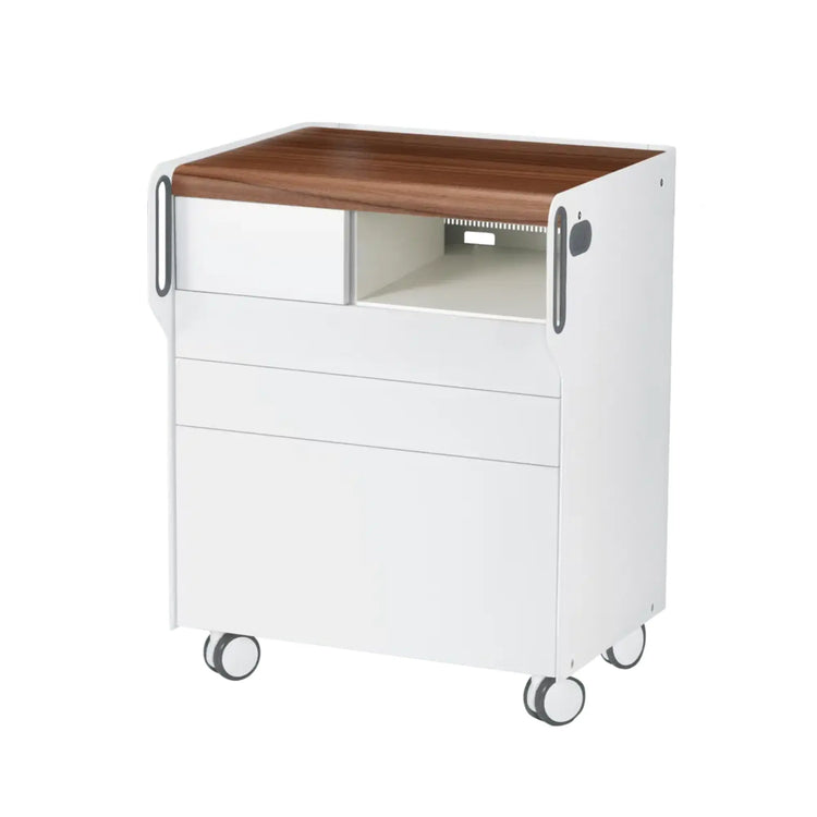 Unité de Podologie "Room Move"- Taille M - Ruck Ruck  Noyer-3-compartiment-micromoteur-à-droite-Non