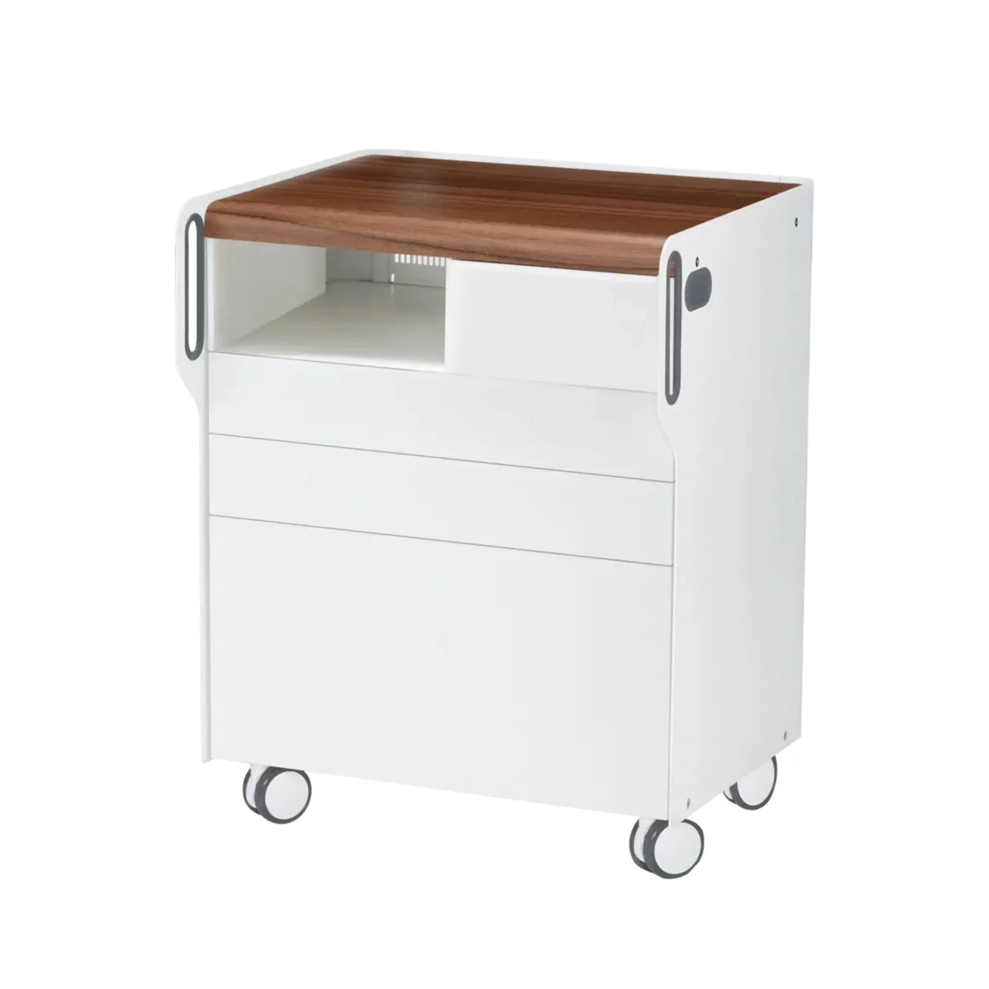 Unité de Podologie "Room Move"- Taille M - Ruck Ruck  Noyer-3-compartiment-micromoteur-à-gauche-Non