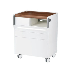 Unité de Podologie "Room Move"- Taille M - Ruck Ruck  Noyer-3-avec-LED-compartiment-micromoteur-à-droite