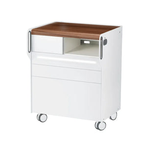 Unité de Podologie "Room Move"- Taille M - Ruck Ruck  Noyer-3-avec-LED-compartiment-micromoteur-à-droite