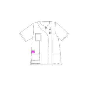 Zoé - Tunika - Kurzarm - Damen - 75 cm Meine Bluse 